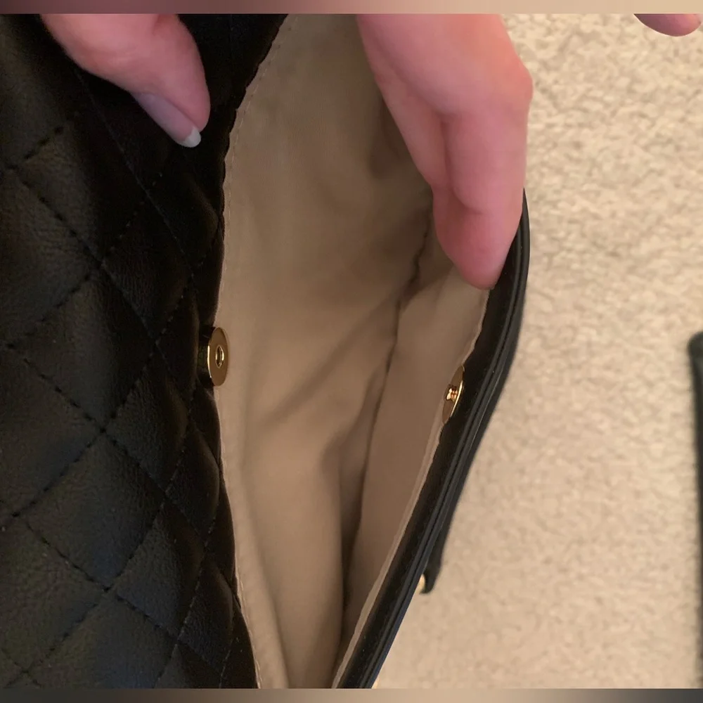 INC Ajae Flap Quilted Crossbody/Shoulder Bag - Picture 4 of 4